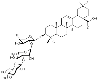 齐墩果酸-3-O-β-D-葡萄糖( 1→3)-α-L-鼠李糖(1→2)-α-L-阿拉伯