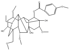 滇乌头碱 CAS：70578-24-4 中药对照品标准品