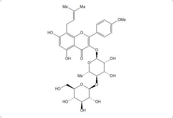 宝藿苷VII CAS：119730-89-1 中药对照品标准品