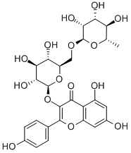 山奈酚-3-O-芸香糖苷 CAS：17650-84-9 中药对照品标准品