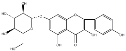 山奈酚-7-O-葡萄糖苷 CAS：16290-07-6 中药对照品标准品