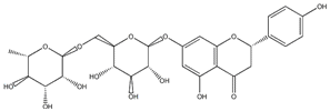 芸香柚皮苷 CAS：14259-46-2 中药对照品标准品