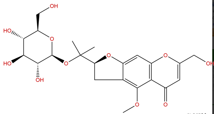 升麻素-4'-O-β-D-吡喃葡萄糖苷 CAS：1632110-81-6 中药对照品