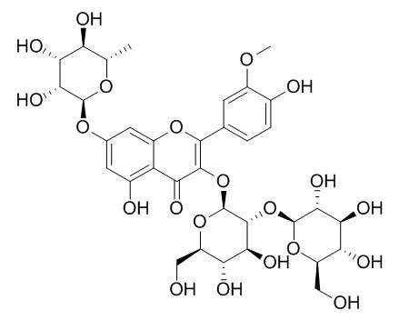 异鼠李素-3-O-槐二糖-7-O-鼠李糖苷 CAS：41328-75-0 中药对照品