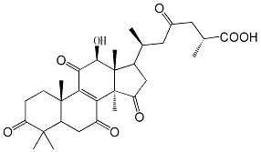 脱乙酰灵芝酸F CAS：100665-44-9 中药对照品 标准品