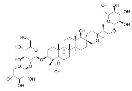 凤仙萜四醇苷F CAS:160896-45-7 中药对照品 标准品