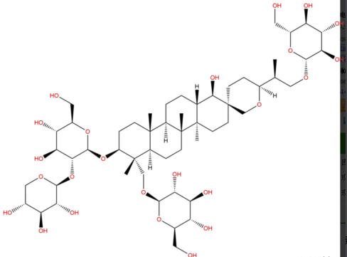 凤仙萜四醇苷M CAS：161016-51-9 中药对照品 标准品