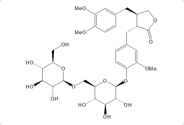牛蒡子苷元-4'-O-β-龙胆二糖苷 CAS:41682-24-0 中药对照品标准品