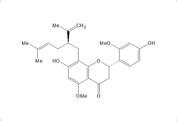 2'-O-甲基苦参酮 CAS：270249-38-2 中药对照品 标准品