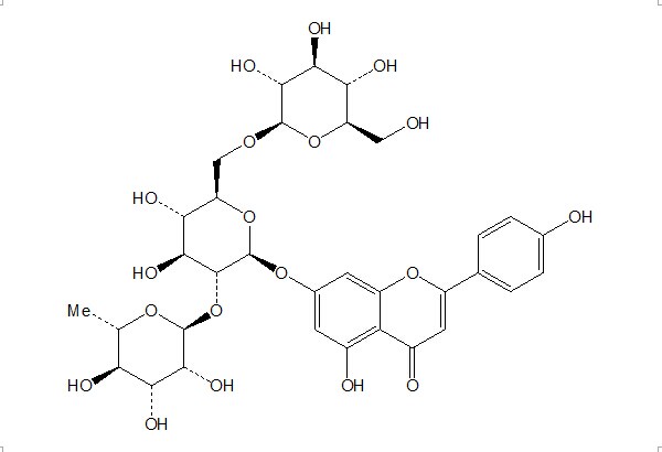 芹菜素-7-O-(2G-鼠李糖)龙胆二糖苷 CAS:174284-20-9 中药对照品