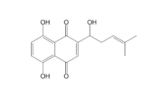 紫草素（混旋）CAS：54952-43-1 ,对照品,标准品