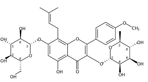 淫羊藿苷 CAS：489-32-7 中药对照品标准品