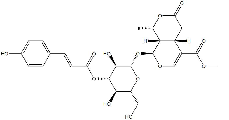 3''-O-p-香豆酰基金吉苷 丨CAS No.新化合物