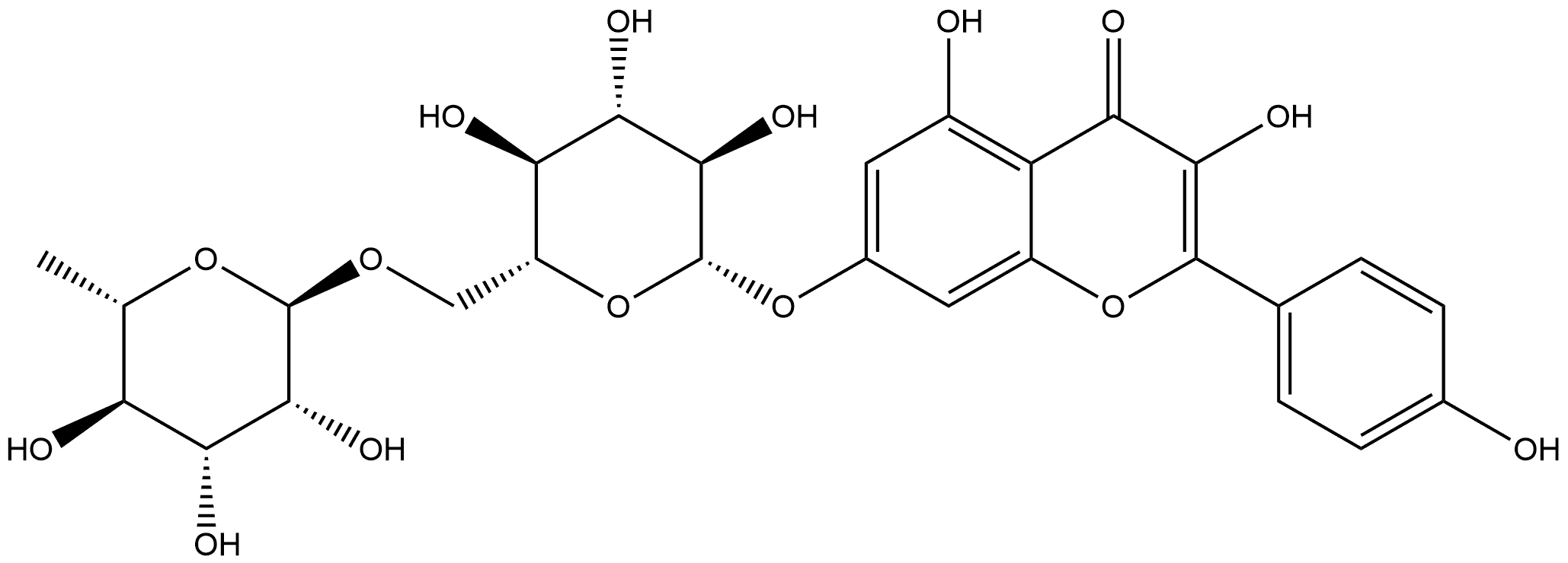 山奈酚7-O-芸香糖苷 丨CAS No.103102-81-4