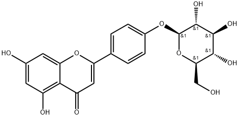 芹菜素-4'-O-β-D-吡喃葡萄糖苷 丨CAS No.20486-34-4