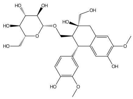 环橄榄树脂素-9-O-β-D-吡喃葡萄糖苷 丨CAS No.1105067-02-4