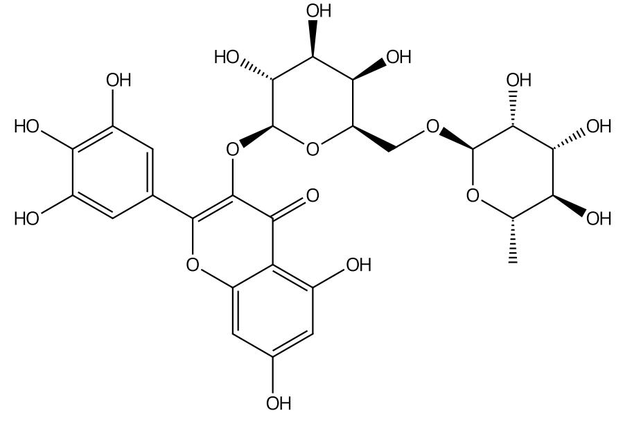 杨梅素-3-洋槐糖苷 丨CAS No.145544-43-0