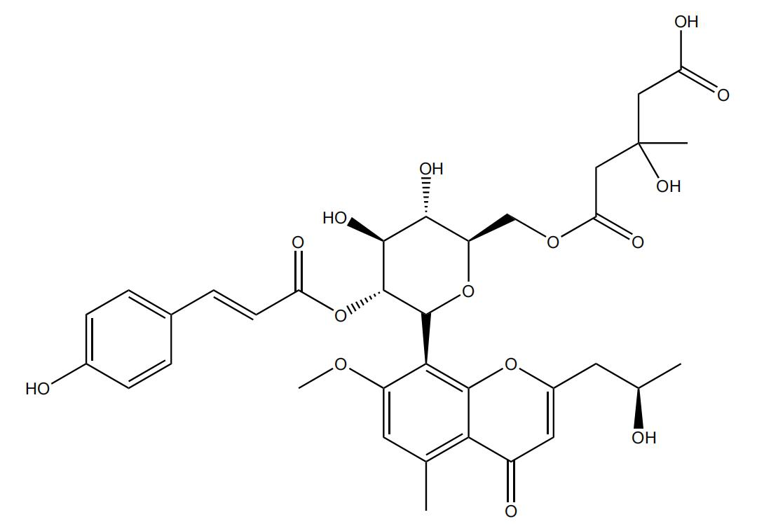 6'-O-3-羟基-3-甲基戊二酰基芦荟新苷 D